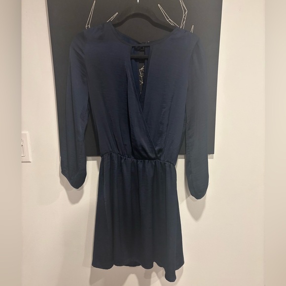 Forever 21 Dresses & Skirts - Forever 21 Dark Blue Long Sleeve Dress